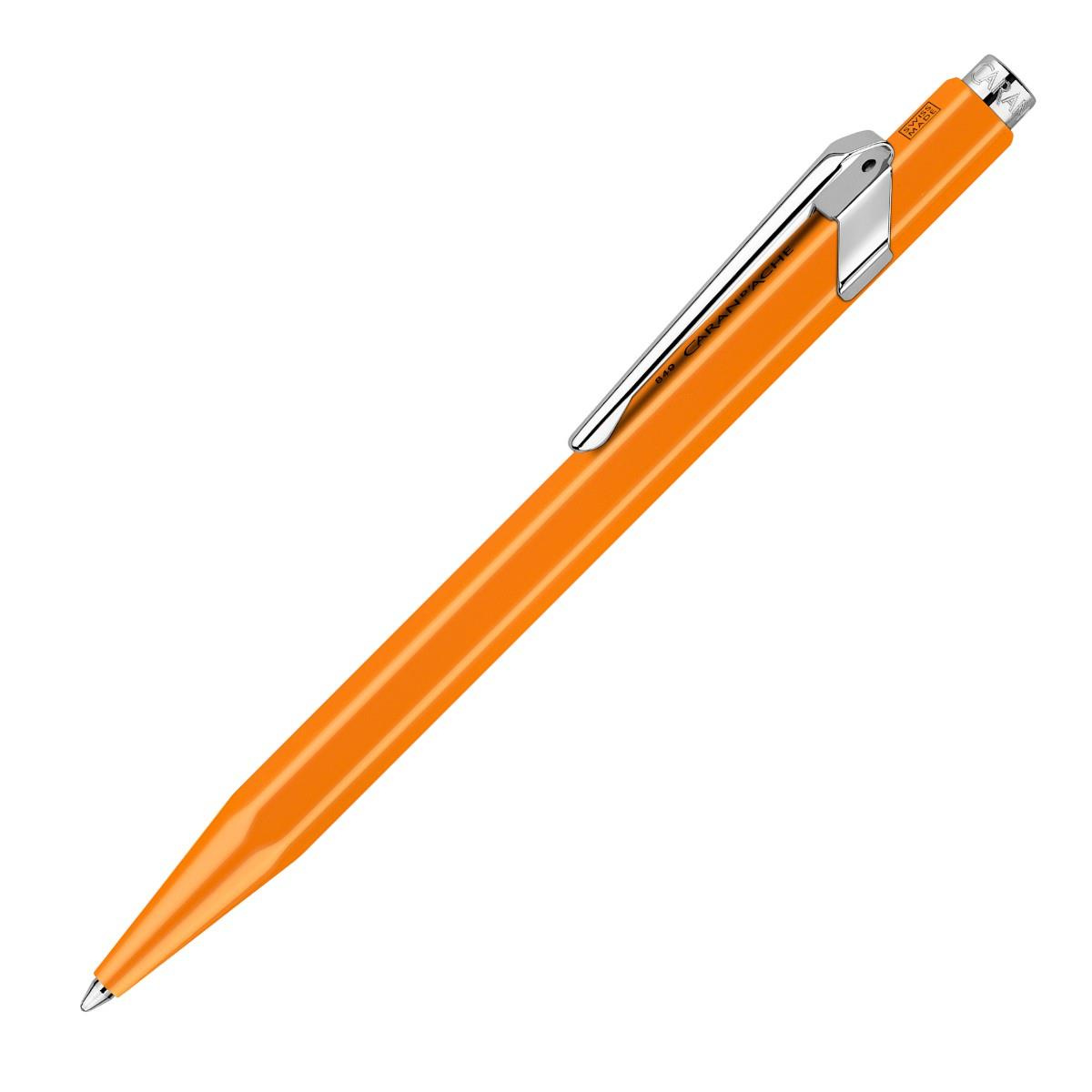 Długopis automatyczny Caran d`Ache 849 Line Fluo M pomarańczowy
