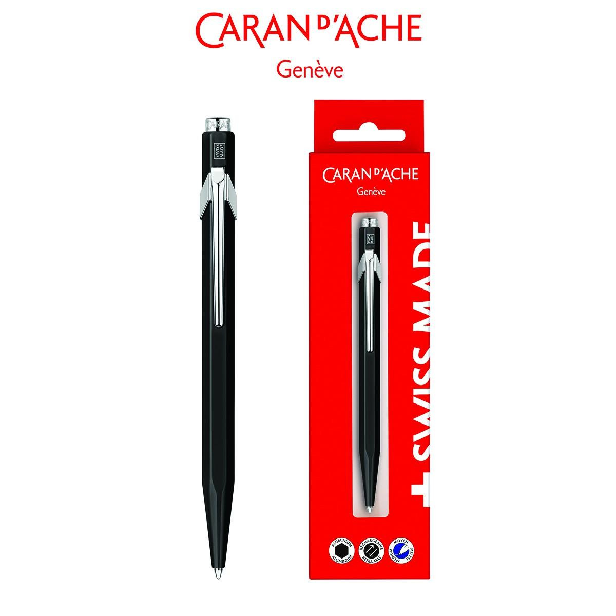 Długopis automatyczny Caran d`Ache 849 Gift box czarny