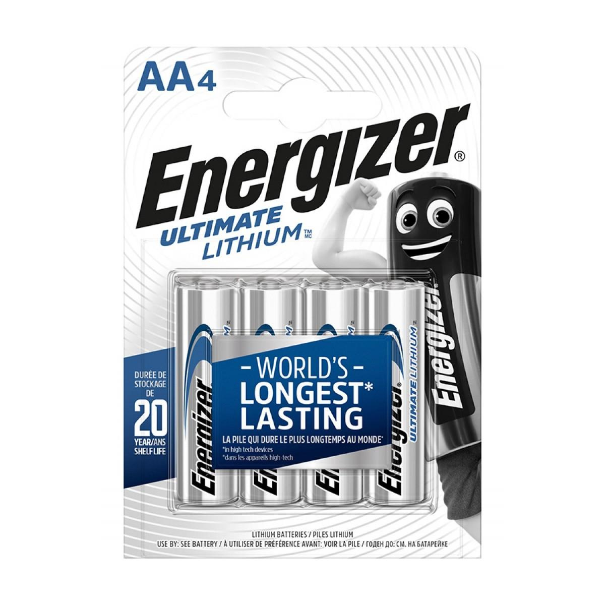 Baterie AA L91 1.5V Energizer Ultimate Lithium 4 sztuki