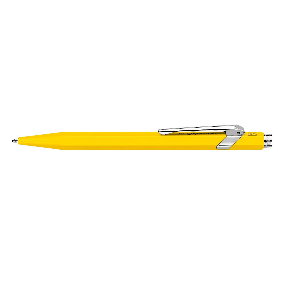Długopis automatyczny Caran d`Ache 849 Classic Line M żółty