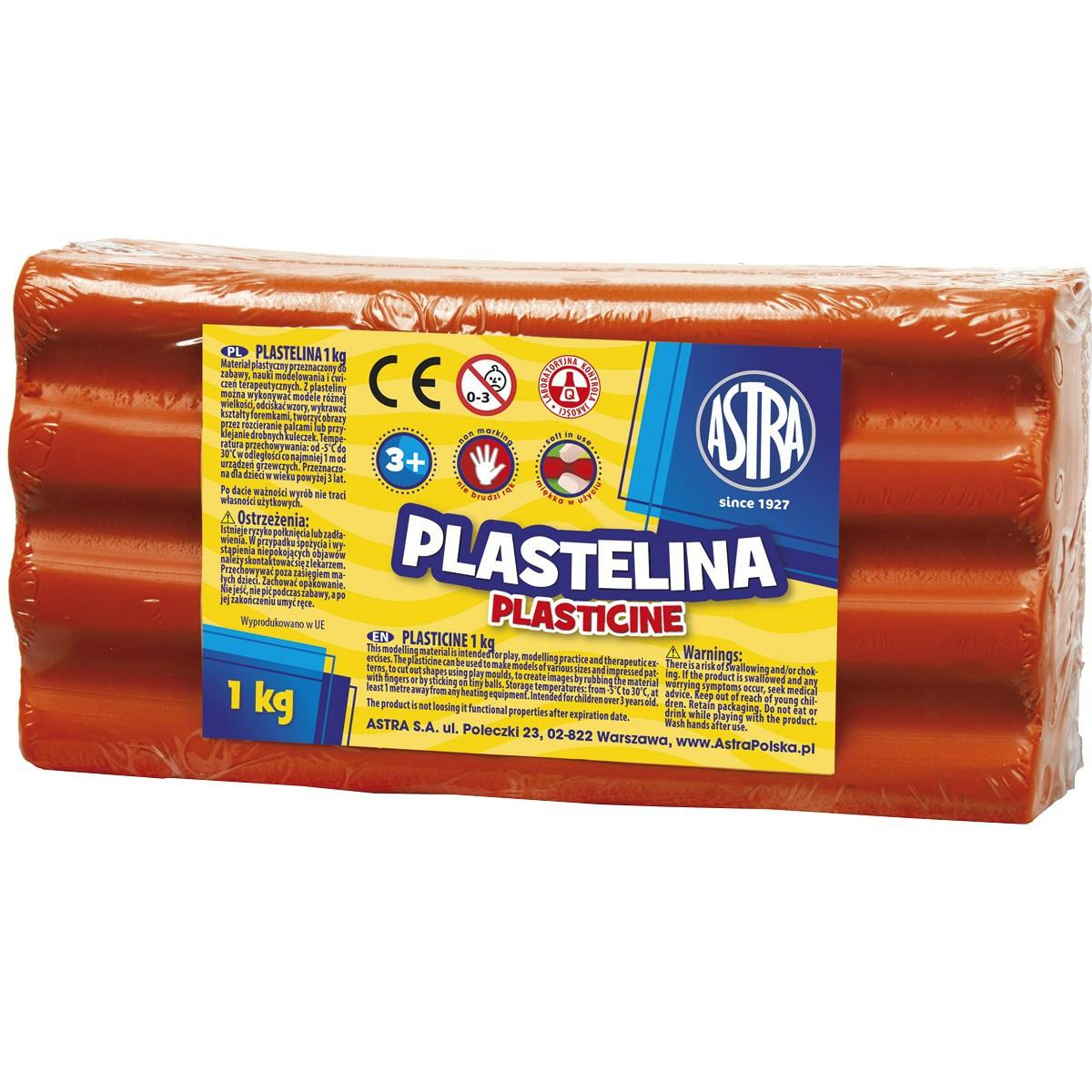 Plastelina Astra 1kg czerwony