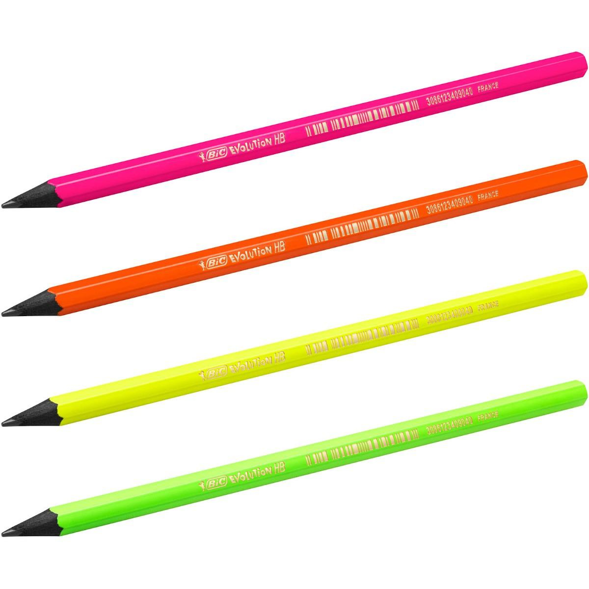 Ołówek Bic Evolution Fluo HB