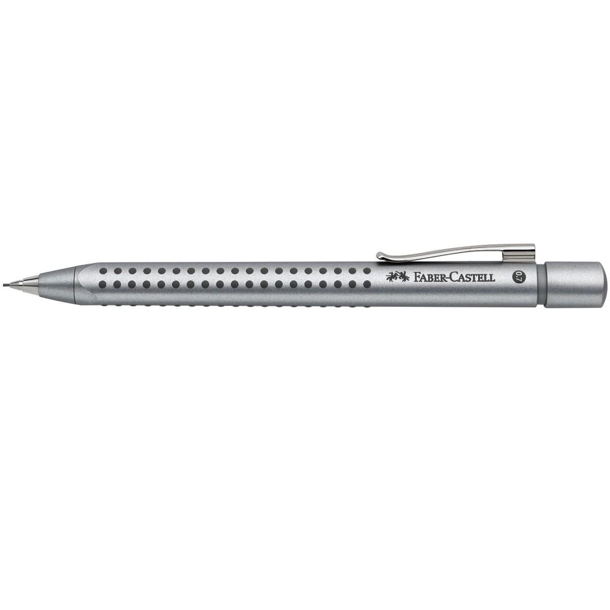 Ołówek automatyczny Faber Castell 2011 Grip 0.7mm srebrny