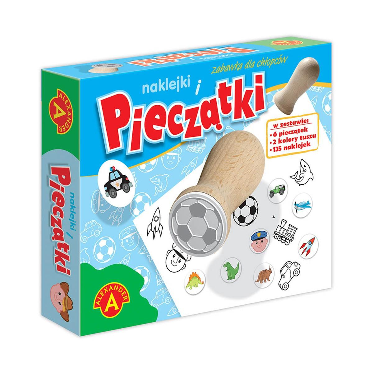 Pieczątki i naklejki dla chłopców Alexander