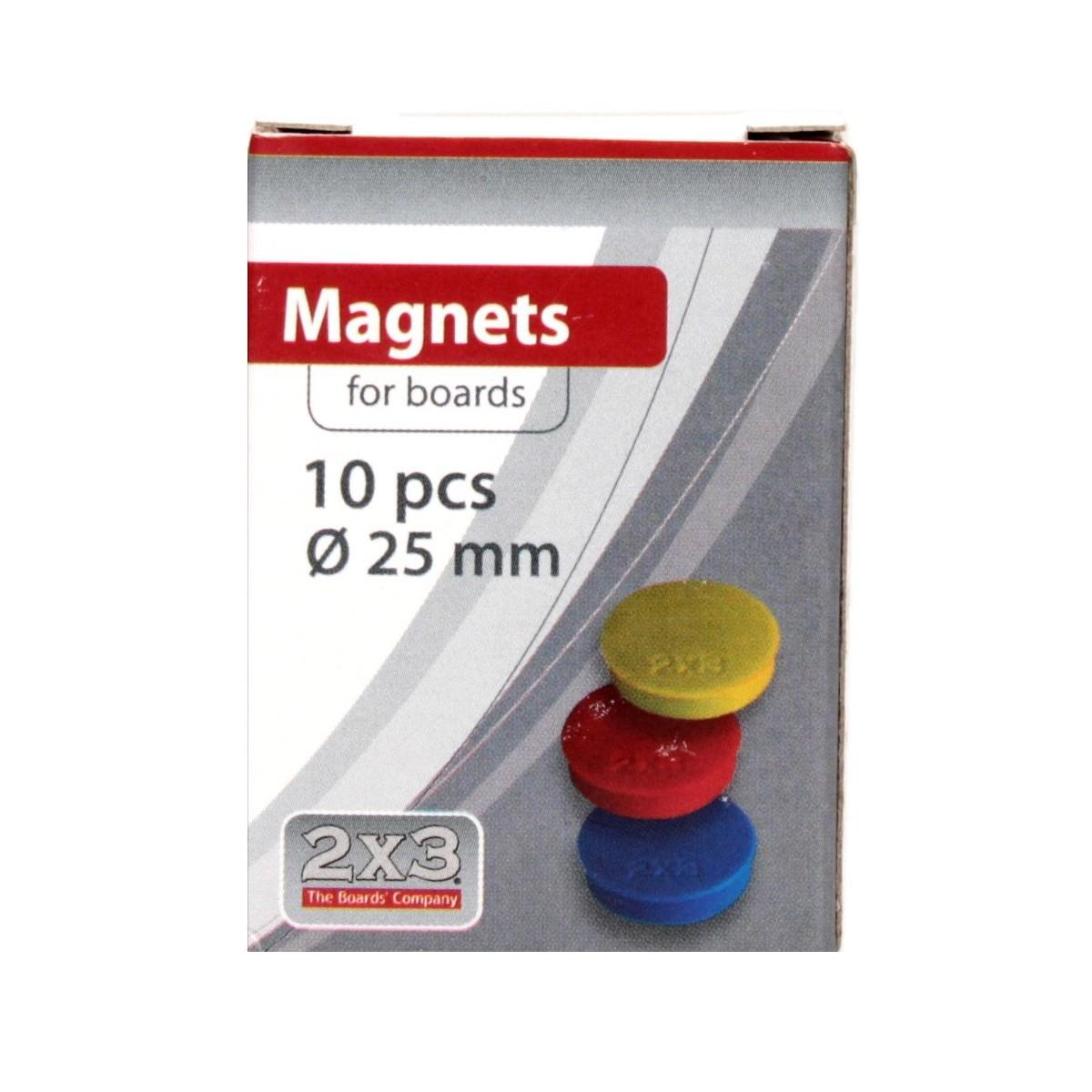 Magnesy tablicowe 2x3 25mm