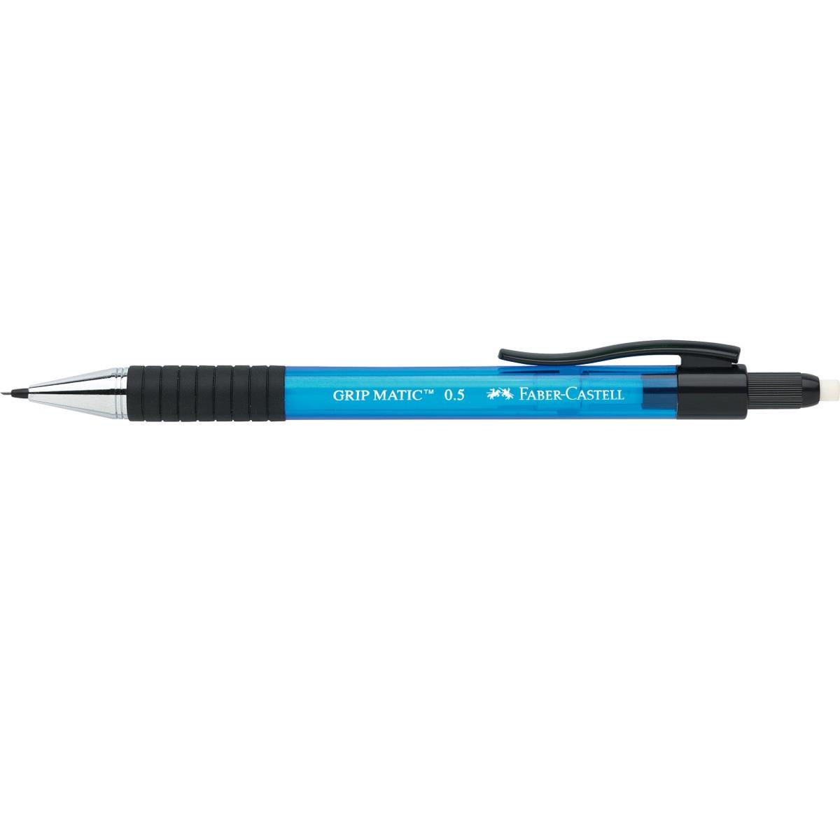 Ołówek automatyczny Faber Castell 1375 Grip Mattic 0,5mm niebieski