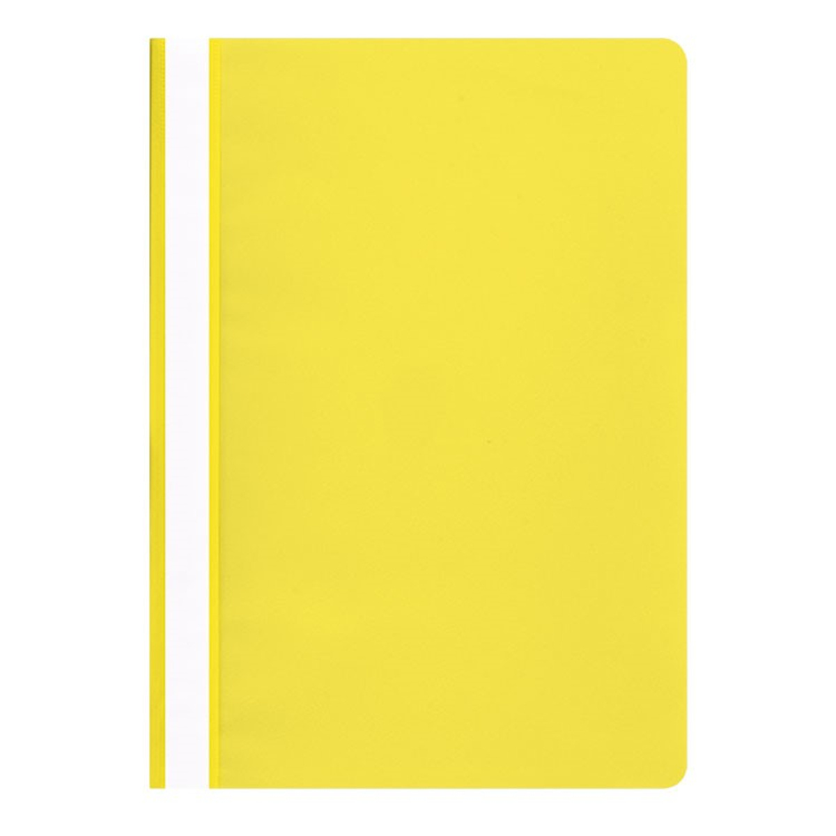 Skoroszyt plastikowy KBK A4 twardy żółty