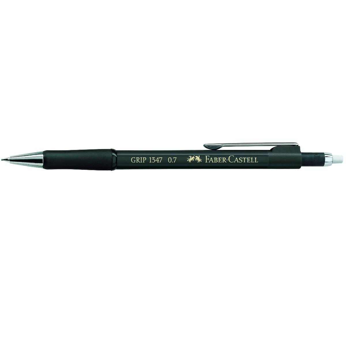 Ołówek automatyczny Faber Castell 1347 Grip 0.7mm czarny