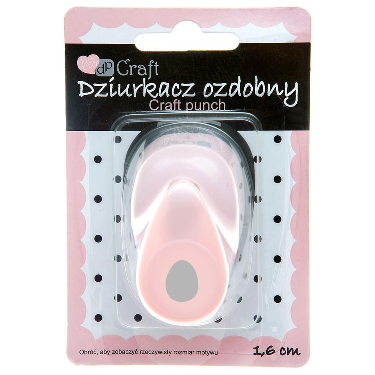 Dziurkacz ozdobny Jajko 1,6cm Dp Craft