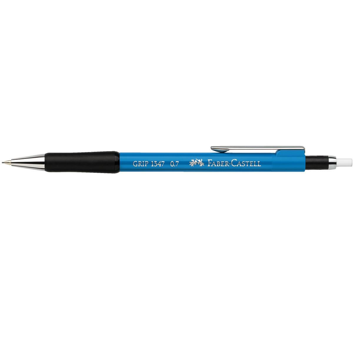 Ołówek automatyczny Faber Castell 1347 Grip 0.7mm niebieski