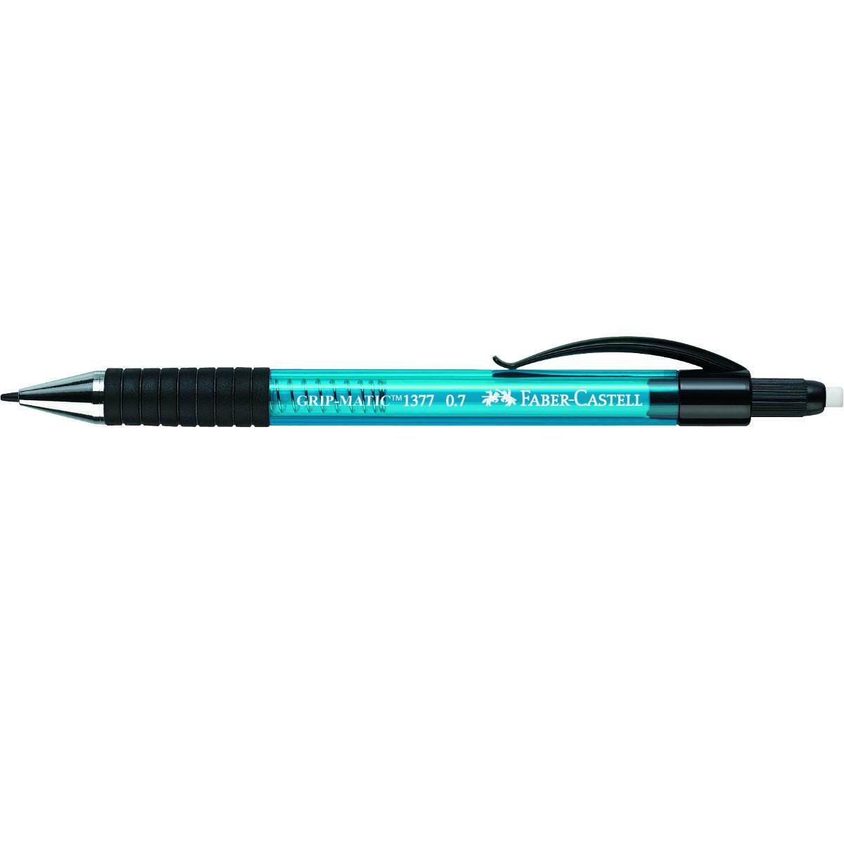 Ołówek automatyczny Faber Castell 1377 Grip Mattic 0.7mm niebieski