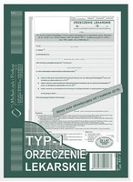 Orzeczenie lekarskie typ-1 A5 wielokopia