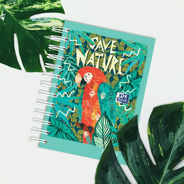 Kalendarz Oxford Jungle 12x18cm 2025/2026