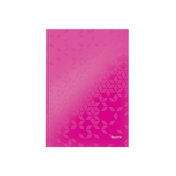 Brulion A5 80 kartek w kratkę Leitz Wow różowy