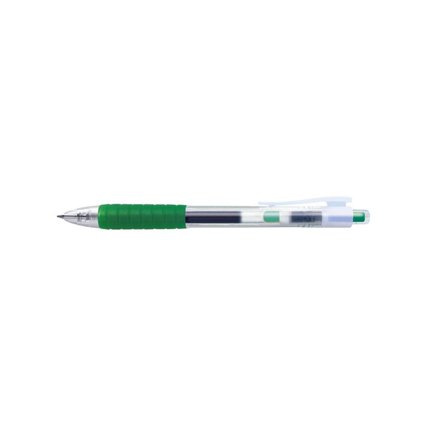 Długopis automatyczny żelowy Fast Gel Faber Castell 0.7mm zielony