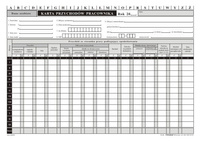 Karta przychodów pracownika A4