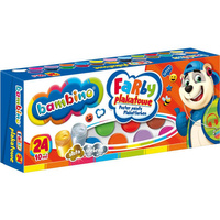 Farby plakatowe 24 kolory 10ml Bambino