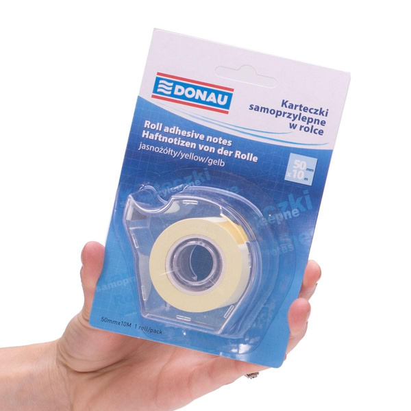Karteczki samoprzylepne na rolce 50mm 10m Donau