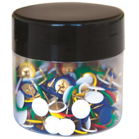 Pinezki metalowe Q-Connect w słoiku