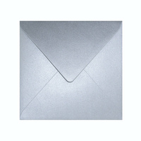 Koperty ozdobne 14.6x14.6 cm srebrne Logos