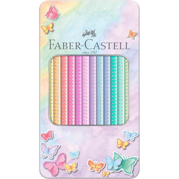 Kredki ołówkowe Faber Castel Sparkle Pastel 12 kolorów