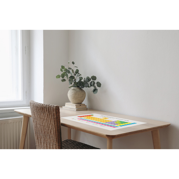 Mata ochronna biurkowa Memobe układ okresowy pierwiastków 70x50cm