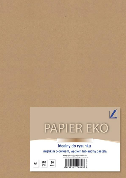 Papier do rysowania brązowy A4 Eko Kreska