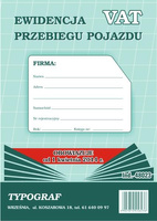 Ewidencja przebiegu pojazdu VAT A5