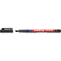 Foliopis Edding OHP - rozmiar B 1-3 mm końcówka ścięta czarny