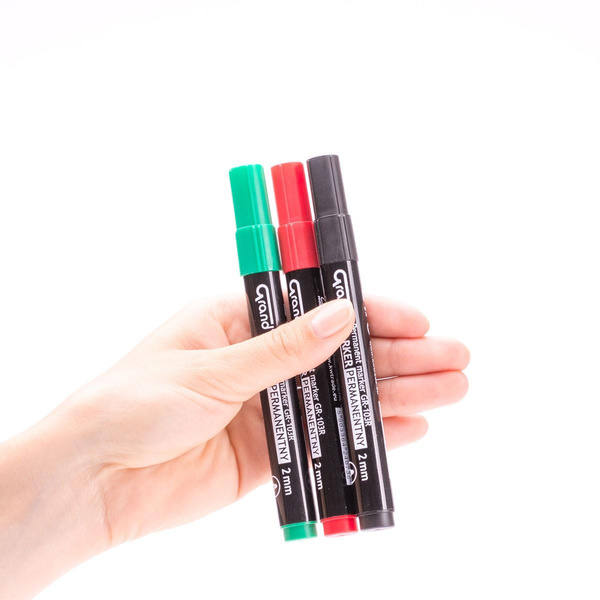 Marker permanentny Grand GR-103R końcówka okrągła zielony