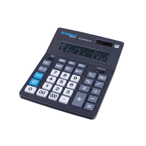 Kalkulator biurowy Donau Tech Office 16 cyfr 201x155x35mm