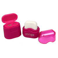 Temperówka z gumką podwójna Strigo