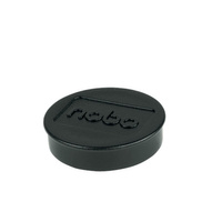Magnesy Nobo do tablic suchościeralnych 38mm udźwig 2,5kg czarny