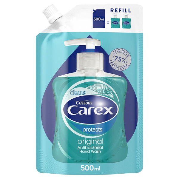 Mydło Carex Original zapas 500ml antybakteryjne