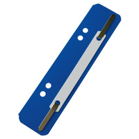 Wąsy skoroszytowe Esselte z metalową blaszką - 100 sztuk niebieski