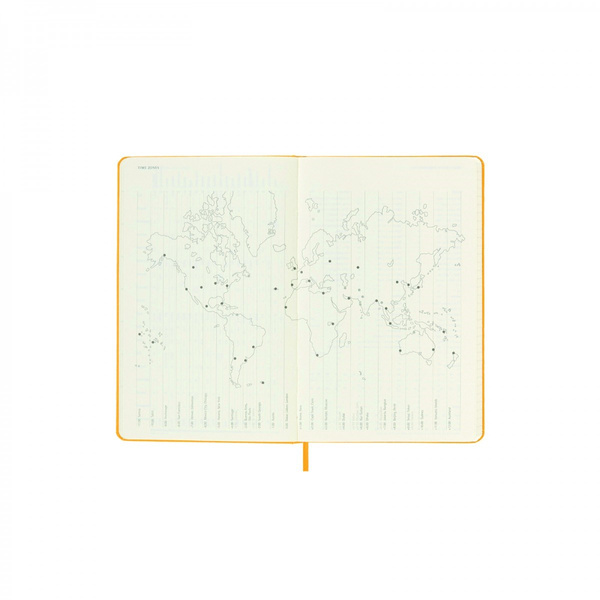 Kalendarz tygodniowy Orange Yellow L Moleskine 2024