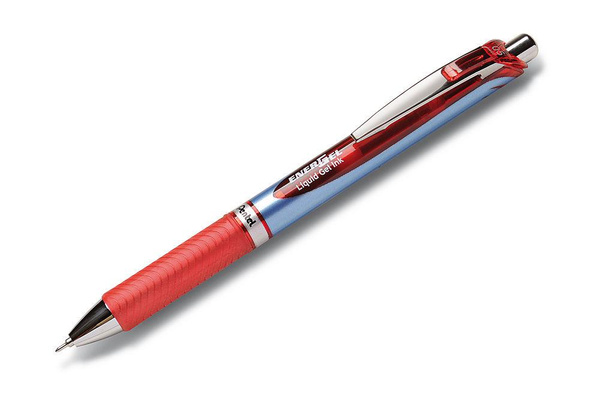 Cienkopis żelowy Pentel BLN75 czerwony
