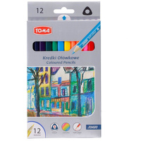 Kredki ołówkowe Toma Jumbo 12 kolorów