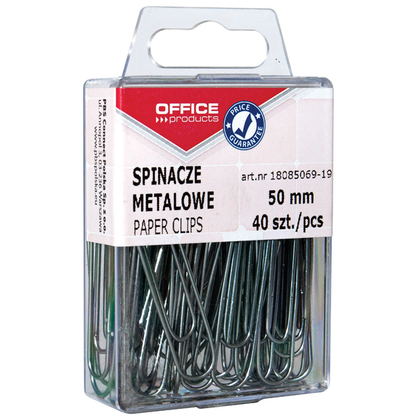 Spinacze metalowe 50mm Office Products