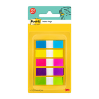 Zakładki indeksujące Post-it 3M 5 kolorów po 20 sztuk 12x43mm 683-5CB