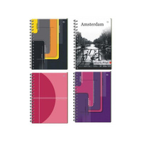 Kołozeszyt A4 w kratkę 100 kartek z registrami Interdruk