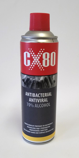 Preparat antybakteryjny Antibacterial Antivirus CX-80 150ml spray