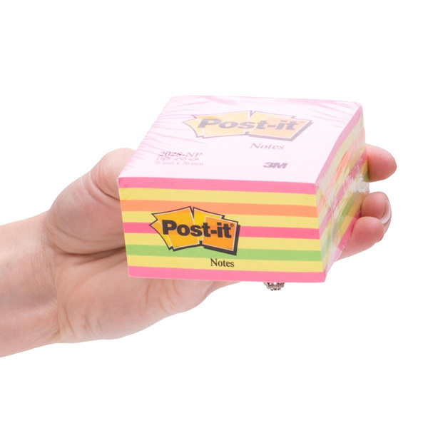 Karteczki samoprzylepne 76x76mm Post-it różowa 2028-NP