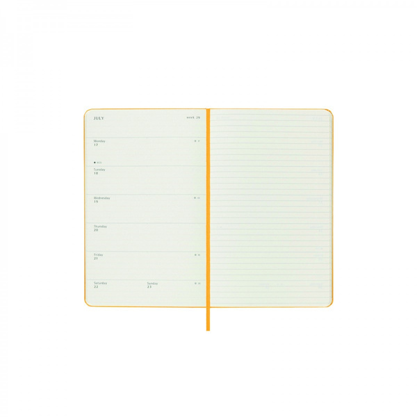 Kalendarz tygodniowy Orange Yellow L Moleskine 2024