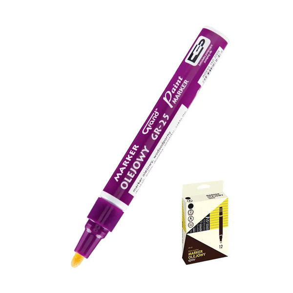 Marker olejowy Grand GR-25 fioletowy
