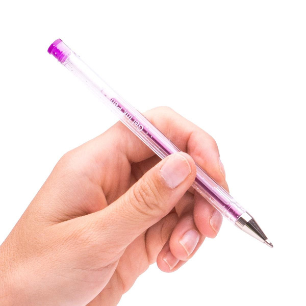 Długopis żelowy brokatowy Lambo 6 kolorów