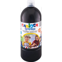 Farba tempera czarna 1000ml Carioca