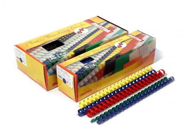 Grzbiety do bindowania 10mm Argo - 100 sztuk biały