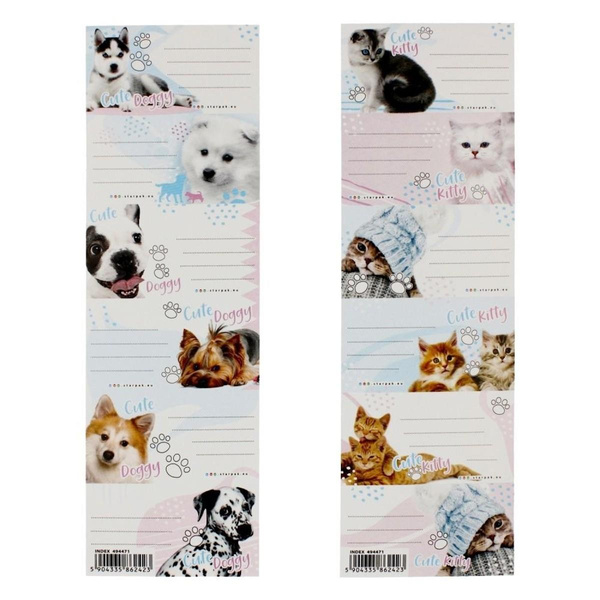 Nalepki na zeszyty Cuties