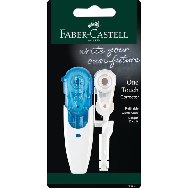 Korektor w taśmie z zapasowym wkładem One Touch Faber Castell